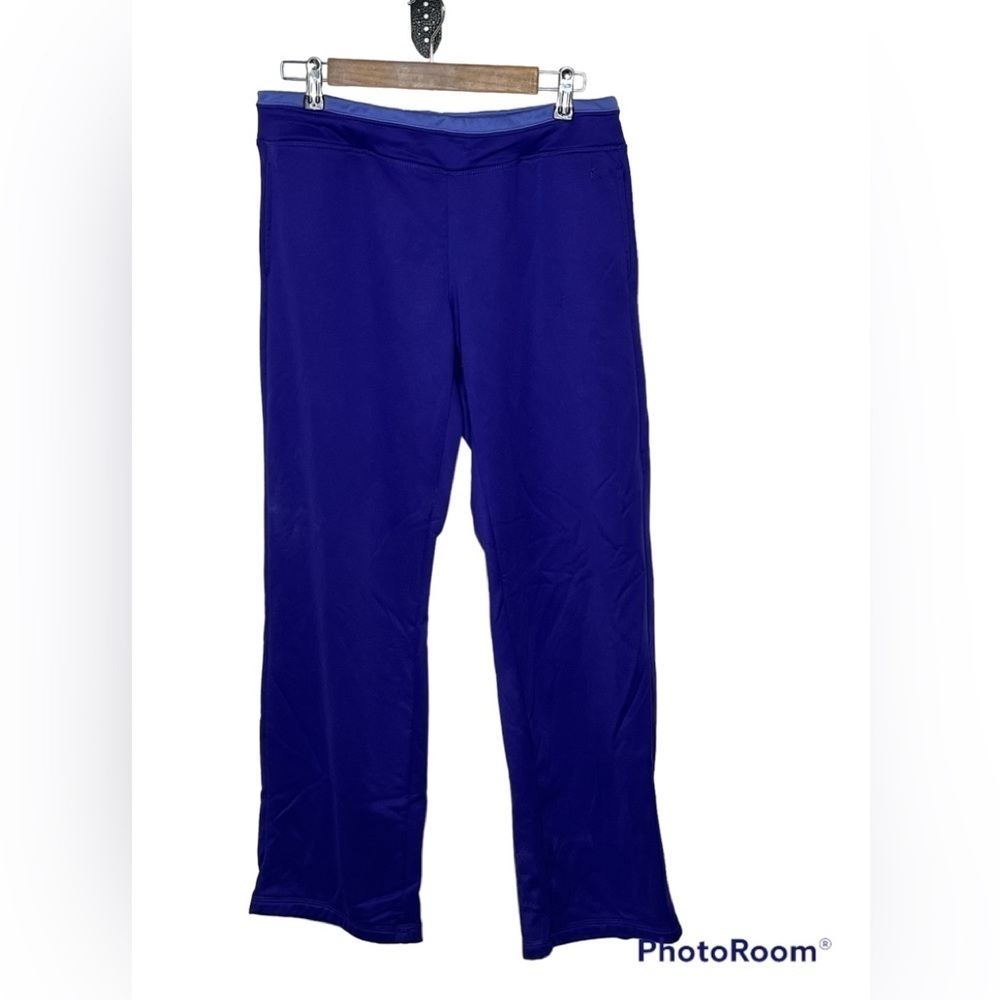 Danskin Now Inner Lined Fleece Purple Pants Sz Large 12-14